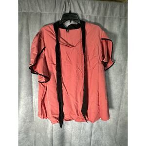 Shein Curve Women's Red Shirt Size 4XL